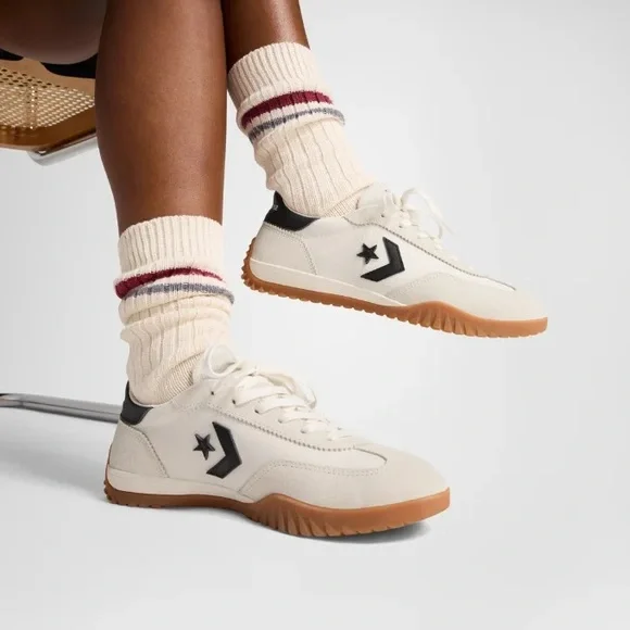 Women’s Converse Run Star Trainer Casual Shoes - Egret/Black/Honey A08262C - Picture 11 of 12